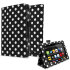 Stand and Type Case for Kindle Fire HD 2013 - Black Polka 1