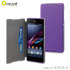 Muvit Ultra Slim Folio Case for Sony Xperia Z2 - Purple 1