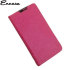 Encase Stand and Type Folio Case for Wiko Cink Five - Pink 1