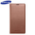 Official Samsung Galaxy S5 Flip Wallet Cover - Rose Gold 1