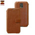 Zenus Lettering Diary Case for Samsung Galaxy S5 - Brown 1