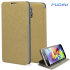 Pudini Samsung Galaxy S5 Flip and Stand Case - Gold 1