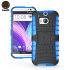 ArmourDillo Hybrid Protective Case for HTC One M8 - Blue 1