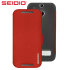 Seidio LEDGER HTC One M8 Case with Metal Kickstand - Red 1