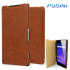 Pudini Leather Style Sony Xperia Z2 Case - Brown 1