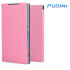Pudini Leather Style Flip Case Xperia Z2 Tasche in Pink 1