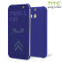 Official HTC One M8 / M8s Dot View Case - Imperial Blue 1
