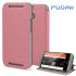 Pudini Flip and Stand HTC One M8 Case - Pink 1