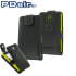 Pdair Leather Flip Nokia Asha 210 Case - Black 1