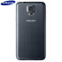 Official Samsung Galaxy S5 Back Cover - Charcoal Black 1