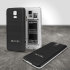 Aluminium Ersatzrückcover für Galaxy S5 / S5 Neo Schwarz 1