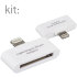 Kit: Lightning to 30-pin Adapter for Apple Devices - White 1
