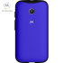 Official Motorola Moto E Grip Shell Case - Royal Blue 1