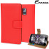 Encase  Leather-Style Samsung Galaxy S5 Mini Wallet Case - Red 1