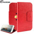 Encase Rotating 5 Inch Leather-Style Universal Phone Case - Red 1