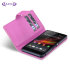 Adarga Sony Xperia Z Wallet Case - Hot Pink 1