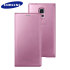 Official Samsung Galaxy S5 Mini Flip Case Cover - Metallic Pink 1