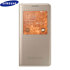 Galaxy Alpha Tasche S View Premium Cover in Gold 1