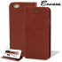 Encase iPhone 6 Plus Tasche Wallet Case in Braun 1