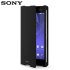 Official Sony Xperia C3 Style Cover Stand Case - Black 1