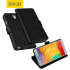 Olixar Leather-Style Samung Galaxy Note 3 Neo Wallet Case - Black 1