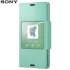 Sony Xperia Z3 Compact Style-Up Smart Window Cover - Aqua Green 1