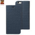 Zenus iPhone 6S / 6 Metallic Diary Stand Hülle in Navy Blue 1
