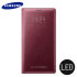 LED Cover Samsung Galaxy Note 4 Officielle - Rouge 1