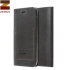 Zenus Tesoro Samsung Galaxy Note 4 Leder Diary Tasche in Schwarz 1