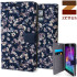 Funda Samsung Galaxy Note 4 Zenus Liberty Diary - Flores Azules 1