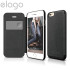 Elago Leather Flip Case for iPhone 6 - Black 1