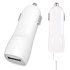 Universal 1A USB Car Charger - White 1
