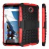 Encase ArmourDillo Hybrid Google Nexus 6 Protective Skal - Röd 1