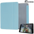 Encase transparante iPad Mini 3 / 2 / 1 opklapbare stand case - Blauw 1