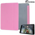 Encase Transparent iPad Mini 3 / 2 / 1 Folding Stand Case - Pink 1