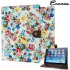 Encase Vintage Flower iPad Air 2 Case - White 1