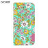 Araree Blossom Fabric iPhone 6 Plus Leather Diary Case - Mint 1