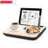 Kikkerland iBed Work Lap Desk With Tablet & Smartphone Holder - Wood 1