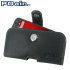 PDair Horizontal Leather Motorola Moto G 2nd Gen Pouch Case - Black 1