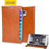 Encase Leren Stijl Samsung Galaxy Note Edge Wallet Flip Case - Zwart  1