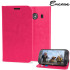 Encase Slim Leather-Style Samsung Galaxy Ace 4 Wallet Case - Pink 1