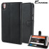 Encase Leather-Style HTC Desire 820 Wallet Case - Black 1