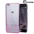 Butterfly iPhone 6S / 6 Shell Case - Rose Pink / Clear 1