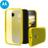 Official Motorola Moto E 2nd Gen Grip Shell Case - Yellow 1