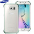 Original Samsung Galaxy S6 Edge Clear Cover Case - Grün 1