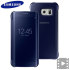 Original Samsung Galaxy S6 Edge Clear View Cover Case in Blau 1