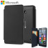 Offizielle Microsoft Lumia 640 Wallet Cover Case Tasche in Schwarz 1