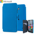Official Microsoft Lumia 640 Wallet Cover Case - Blue 1