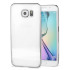 Glimmer Polycarbonate Samsung Galaxy S6 Shell Case - Silver and Clear 1