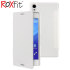 Roxfit Sony Xperia M4 Aqua Slim Book Case - White 1